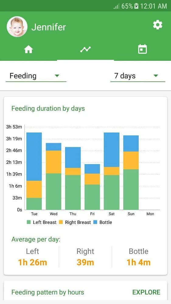 Baby Tracker Mod Zrzut ekranu 1