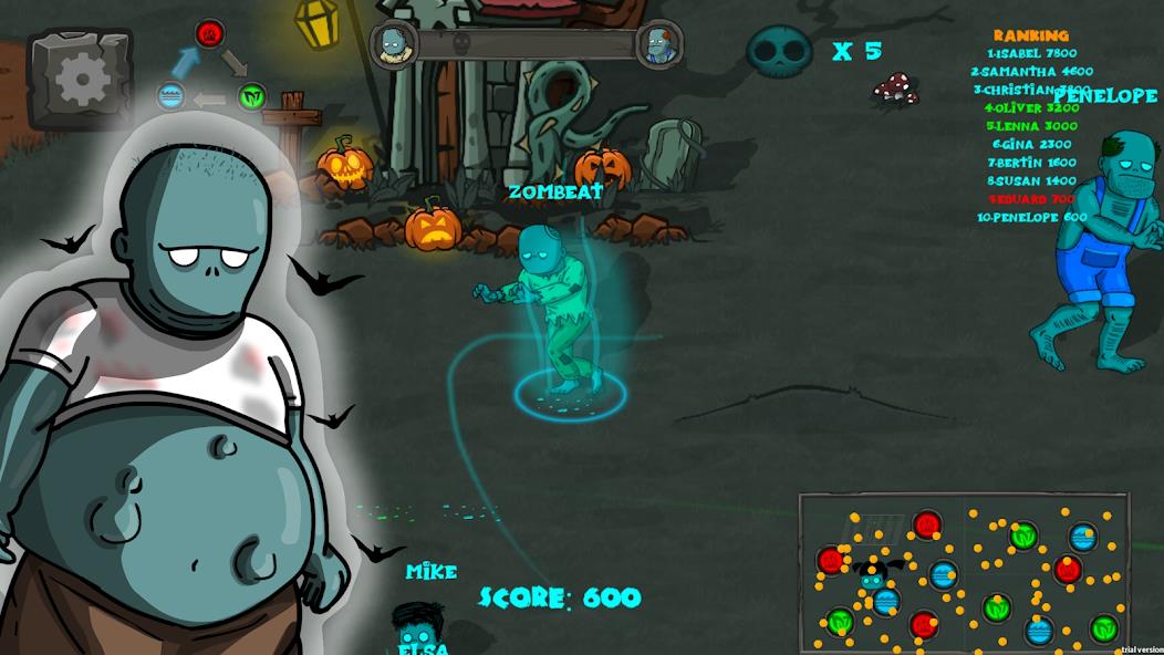 Zombeat.io - io games zombies Mod Tangkapan skrin 2