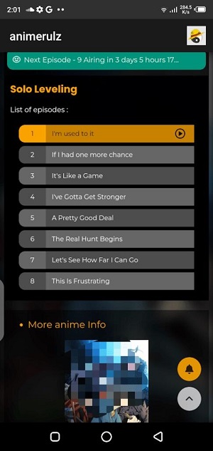 Animerulz apk