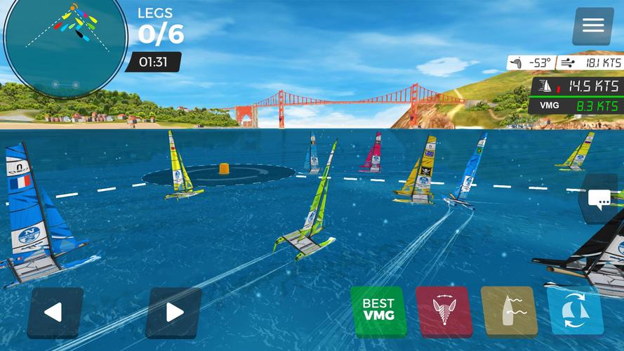 Virtual Regatta Inshore Capture d'écran 1