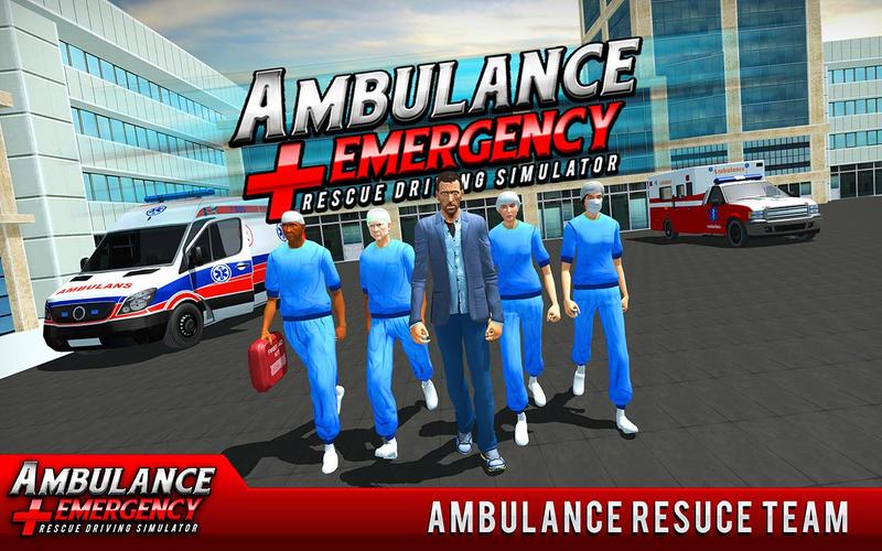 911 Ambulance City Rescue Game Ekran Görüntüsü 3