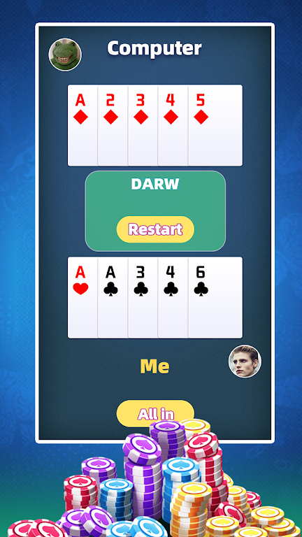 Texas Master-Royal Flush Capture d'écran 2