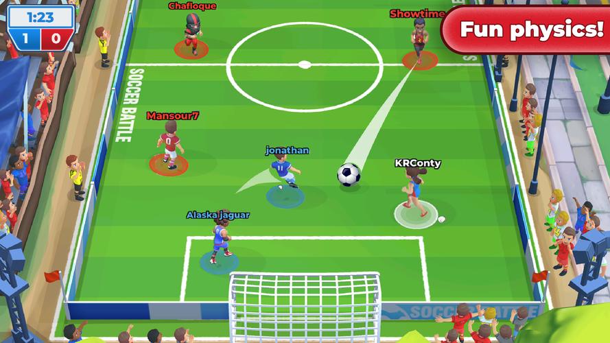 Soccer Battle स्क्रीनशॉट 1