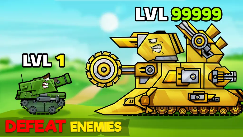 Schermata Tanks Arena io: Craft & Combat 0