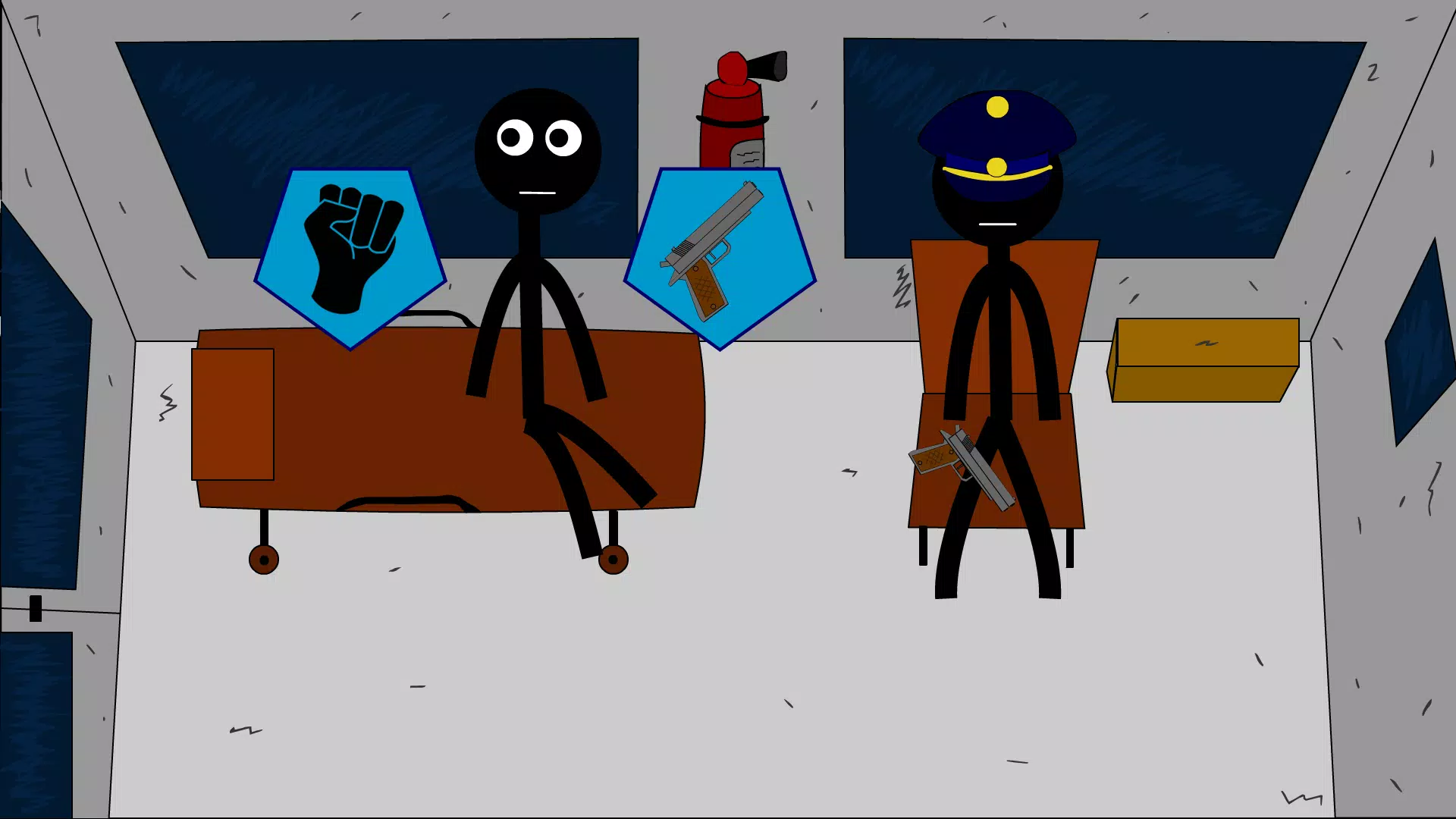 Stickman Jailbreak 2，Dumb ways Captura de tela 2