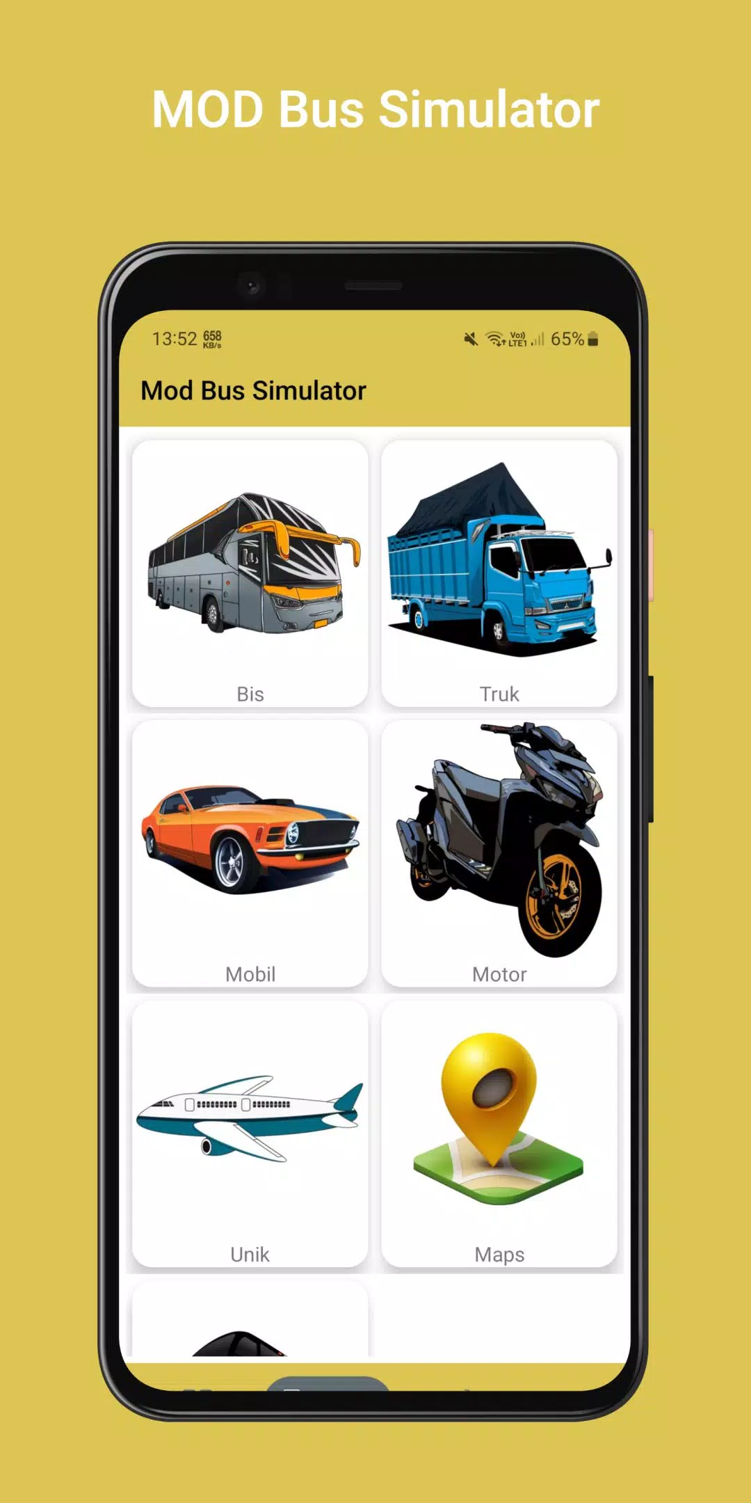 MOD Bus Simulator Indonesia ဖန်သားပြင်ဓာတ်ပုံ 0