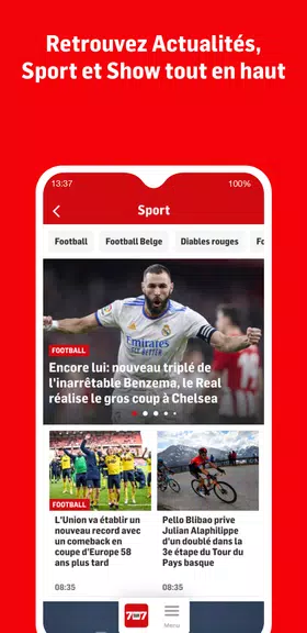 7sur7.be Mobile Capture d'écran 3