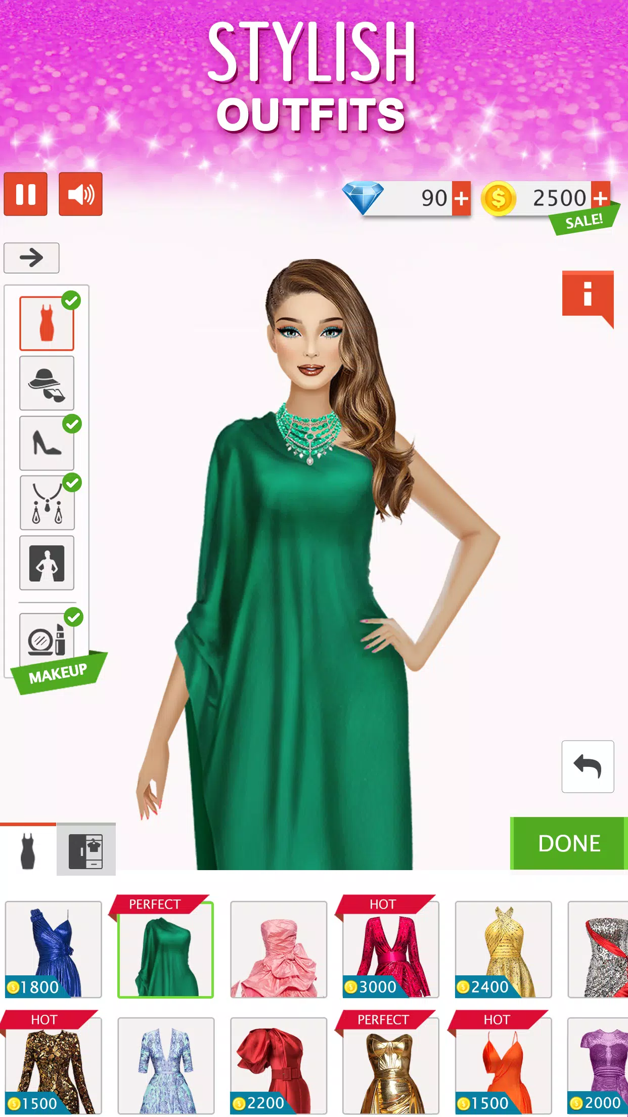 Fashion Stylist: Dress Up Game Ảnh chụp màn hình 1