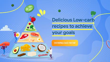 Low carb recipes diet app Tangkapan skrin 0