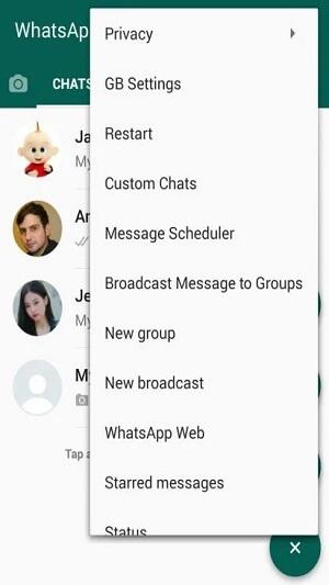 GB WhatsApp 17.80 スクリーンショット 1