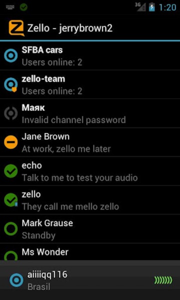 Zello Walkie Talkie ဖန်သားပြင်ဓာတ်ပုံ 3