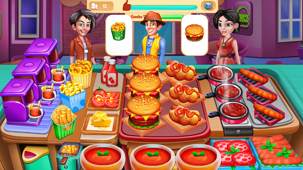 Cooking Food: Time Management Mod Capture d'écran 0