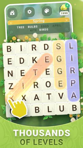 Word Search Nature Puzzle Game Screenshot 0