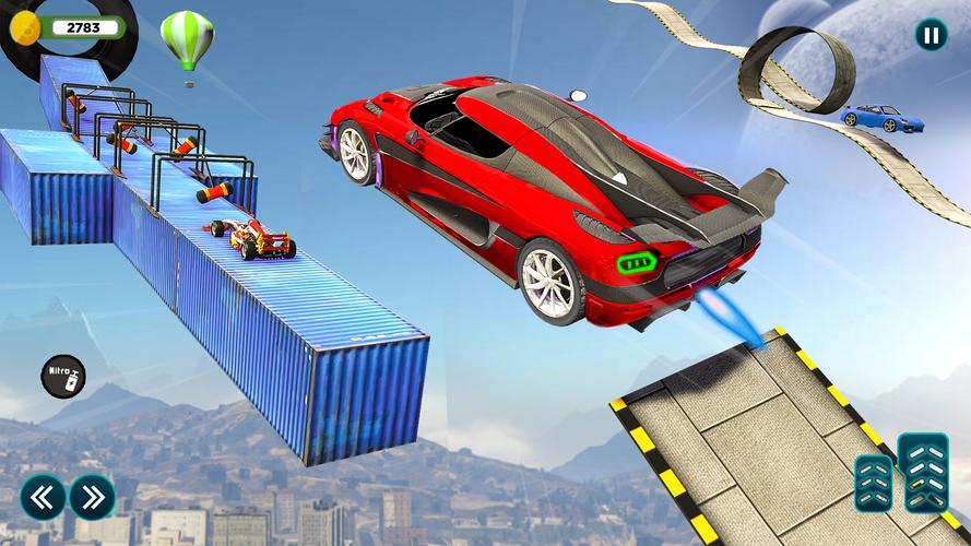 Stunt Car Race Simulator Games Tangkapan skrin 2