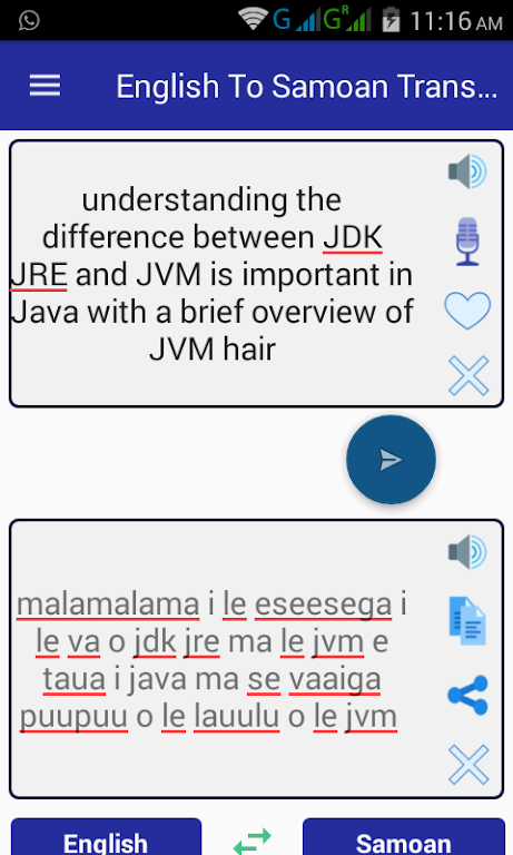 English Samoan Translator Ảnh chụp màn hình 0