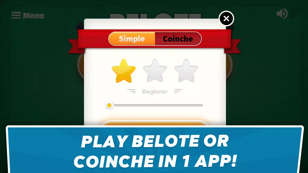 Belote Coinche - card game ภาพหน้าจอ 1