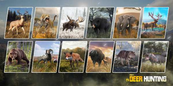 Deer Hunting: 3D shooting game Ekran Görüntüsü 1