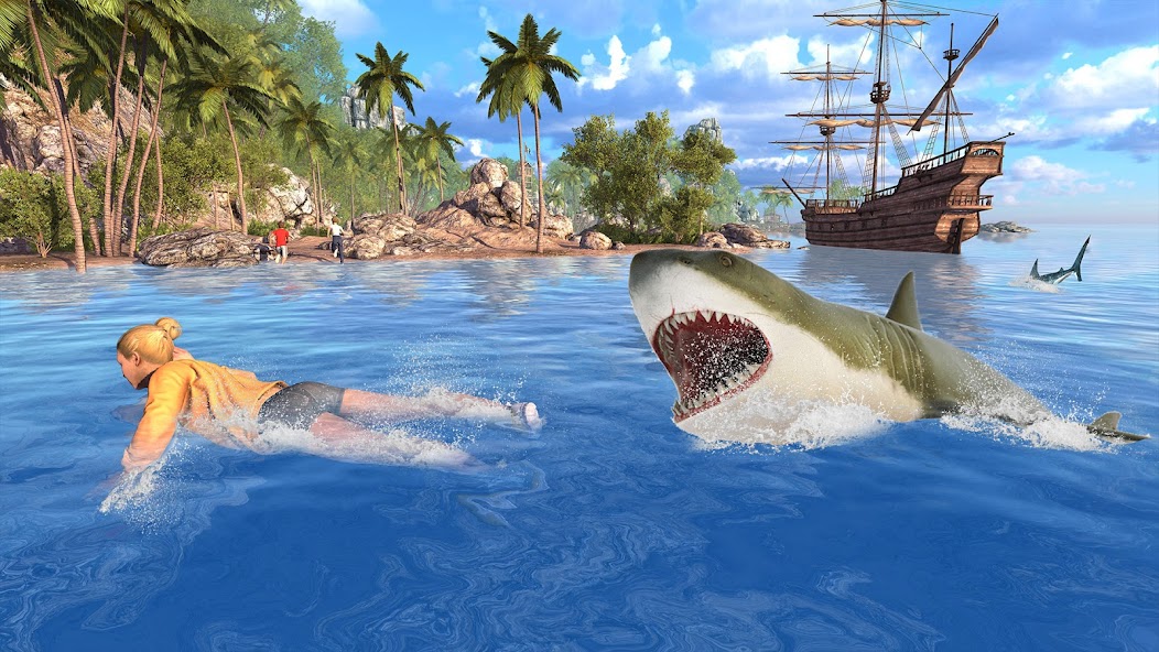 Angry Shark Games: Game 2024 Mod 스크린샷 1