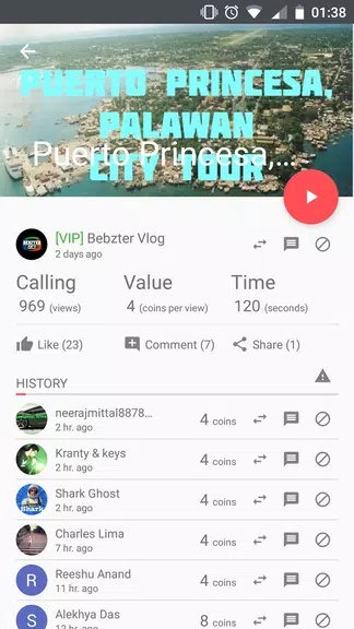 uTubeX - Views, subs, likes and comments exchange Tangkapan skrin 2