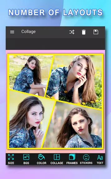 Pic Frames Collage ภาพหน้าจอ 3