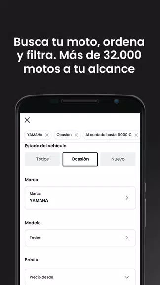 Motos.net - Motos de Ocasión Capture d'écran 2