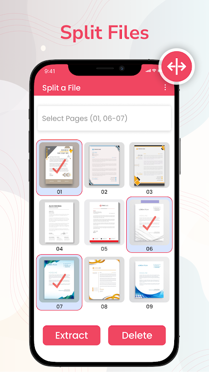 Split & Merge PDF files স্ক্রিনশট 3