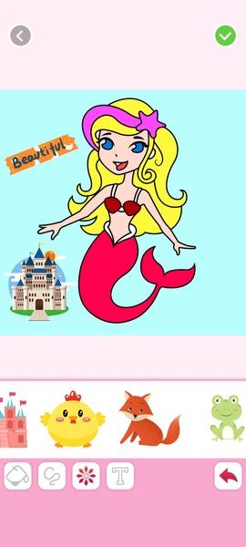 Mermaids Coloring स्क्रीनशॉट 2