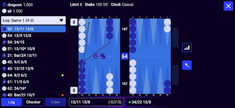 Backgammon Galaxy 스크린샷 1