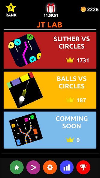 Slither vs Circles: All in One Mod 스크린샷 0