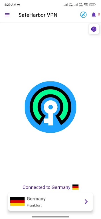 SafeHarbor VPN Capture d'écran 1