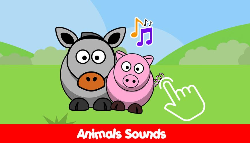 Schermata Infant piano with farm animals 3