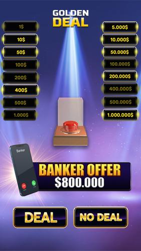 Million Golden Deal Game Captura de pantalla 1