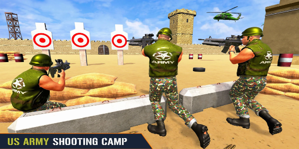 US Army Training Shooting Camp Captura de tela 0
