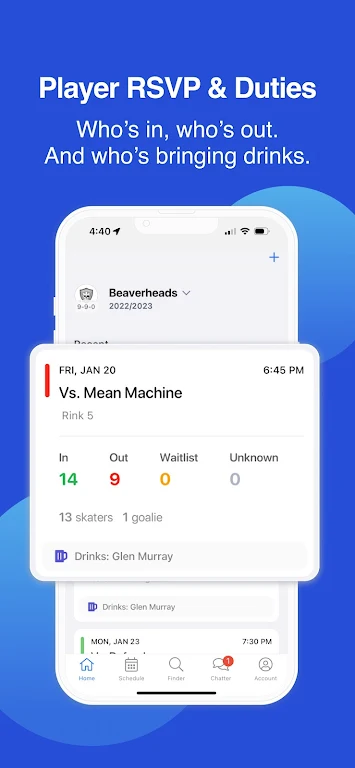 BenchApp - Sports Team Manager 스크린샷 2