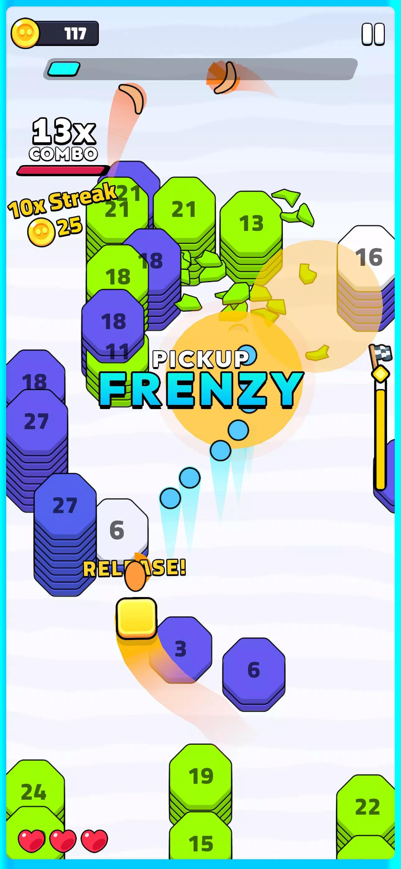 Stack Attack!! Tangkapan skrin 1
