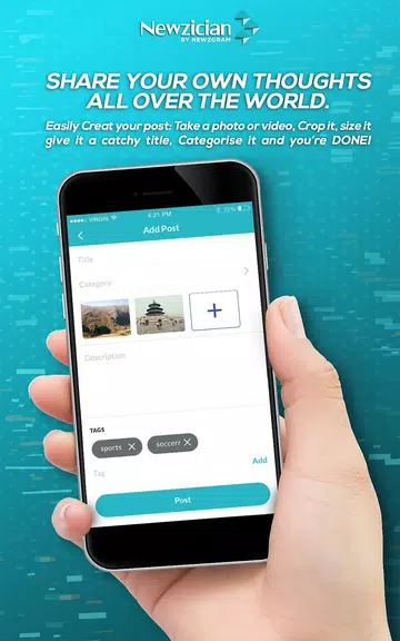 Newzician - Social news app Tangkapan skrin 3