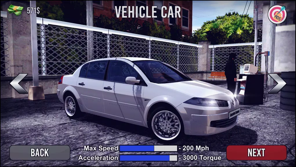 Megane Drift Simulator ภาพหน้าจอ 0