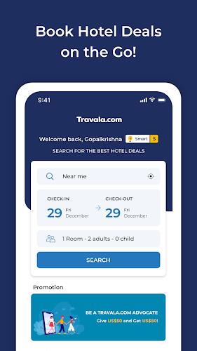 Travala.com: Hotels & Flights Скриншот 0