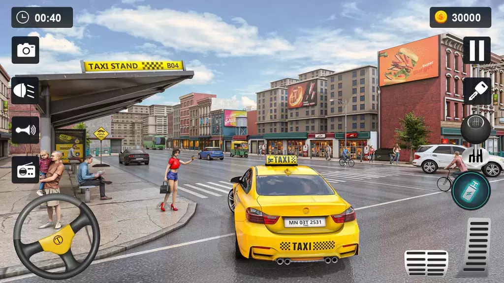 Taxi Simulator 3D - Taxi Games Ekran Görüntüsü 2