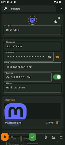 KeePassDX Screenshot 3