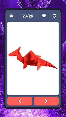 Origami dragons ဖန်သားပြင်ဓာတ်ပုံ 2