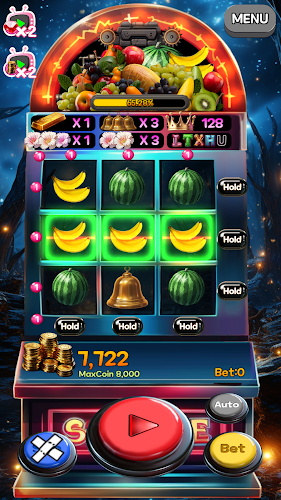 Heart-racey Fruits Golden Slot Screenshot 1