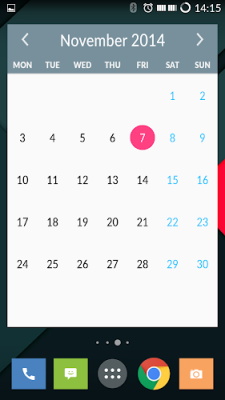 Month Calendar Widget by BiHSnow স্ক্রিনশট 0