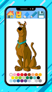 Scooby coloring doo cartoon ga স্ক্রিনশট 1