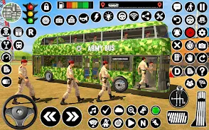 Army Coach Bus Simulator Games Capture d'écran 1