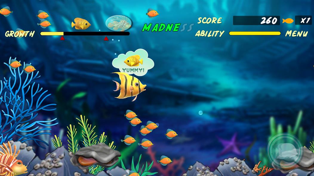 Let Me Eat :Big fish eat small Mod Zrzut ekranu 0