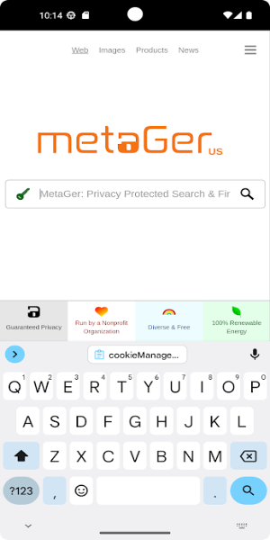 MetaGer Search স্ক্রিনশট 0