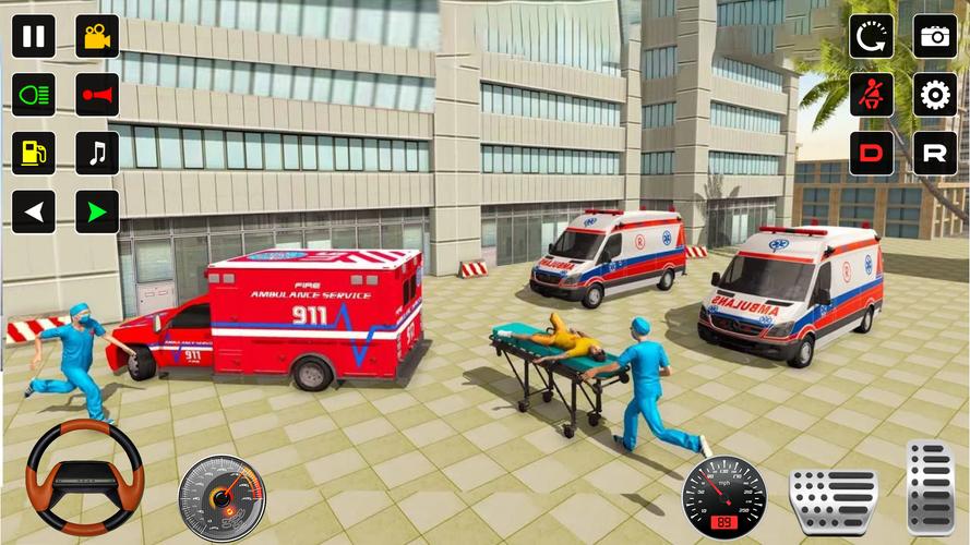 Police Rescue Ambulance Games Captura de pantalla 3