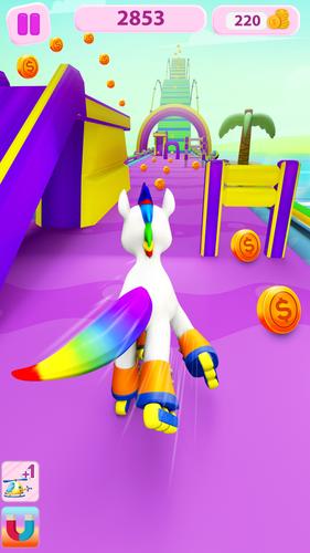 Unicorn Kingdom: Running Games Captura de pantalla 0