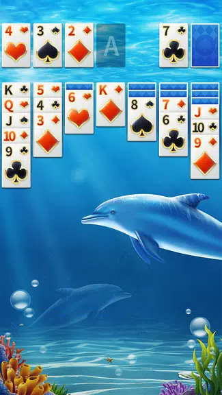 Solitaire - Dark Mode Schermafbeelding 2